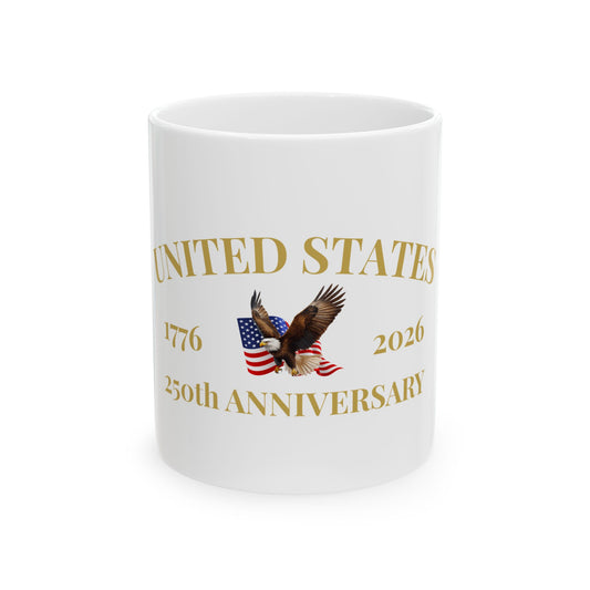United States 250th Anniversary Ceramic Mug